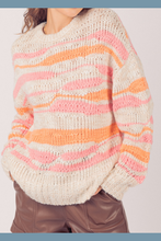 Pink Sunset Sweater-MEDIUM, 1X, 2X & 3X ONLY