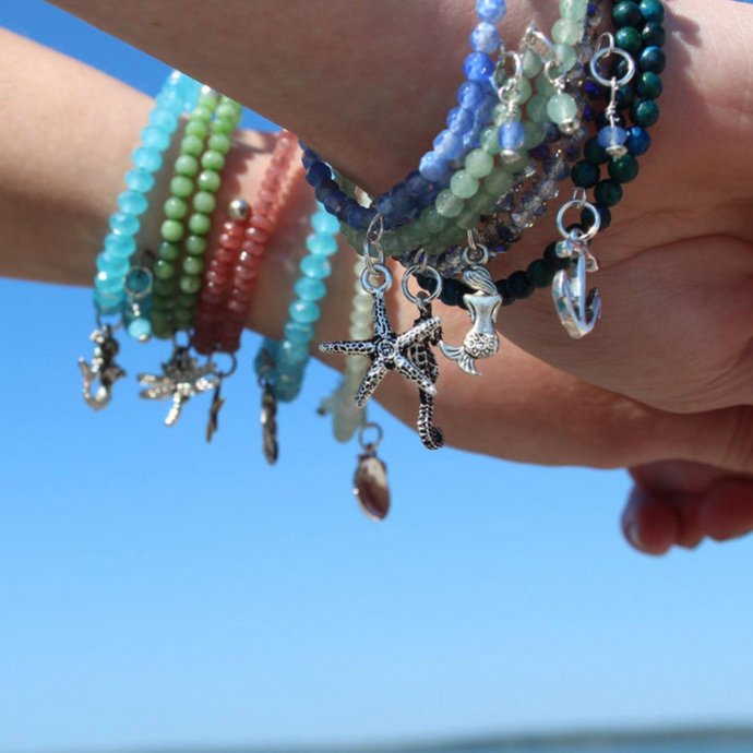 Ocean's 5 Beach Strand Bangles - Mermaids on Cape Cod-Official Mermaid Gear