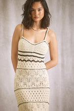 Rippling Sand Crochet Dress