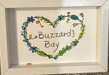 Framed Sea Glass Art