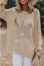 Hello Beautiful Sweater-SMALL ONLY