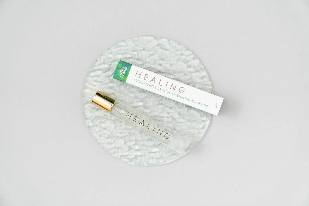 Crystal Roller Bottles, HEALING blend, natural perfume