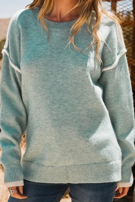 Moonlight Jade Sweater-SMALL & LARGE ONLY