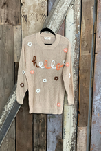 Hello Beautiful Sweater-SMALL ONLY