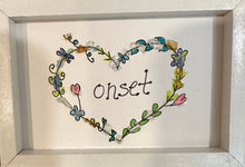 Framed Sea Glass Art