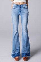 High Rise Denim Flare Jeans