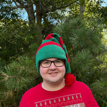 Elf Hat with Pom Pom