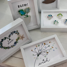 Framed Sea Glass Art