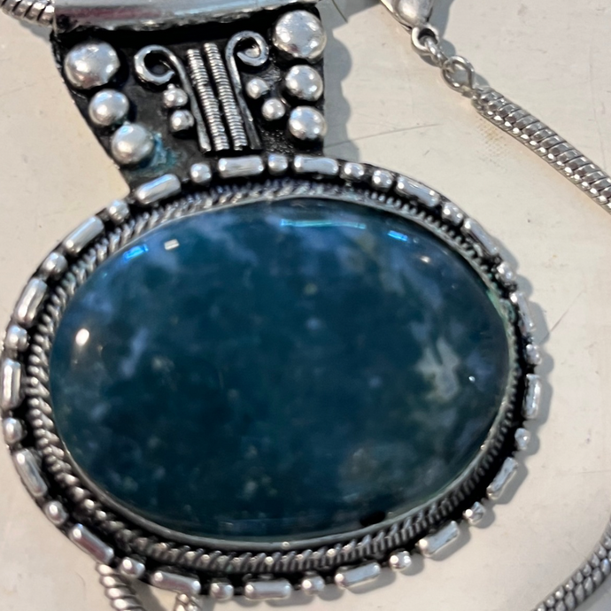 Jasper & Agate Cabochon Necklaces