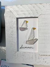 Framed Sea Glass Art