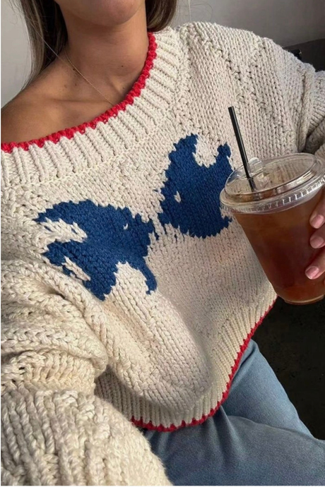 Kissy Fishy Sweater - Mermaids on Cape Cod-Official Mermaid Gear