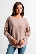 Ryu Thin Sweater-Mocha Mousse