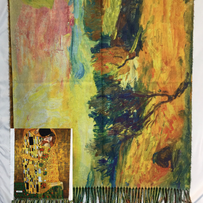 Artful Double Sided Shawl Wraps