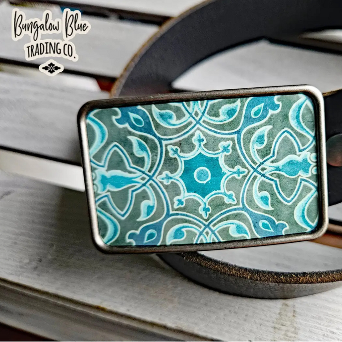 Vintage Scroll Belt Buckles