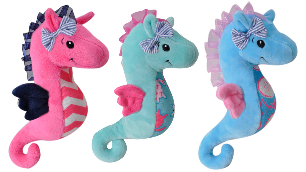 Preppy Hannah Seahorse Asst Pink, Blue, Green 9