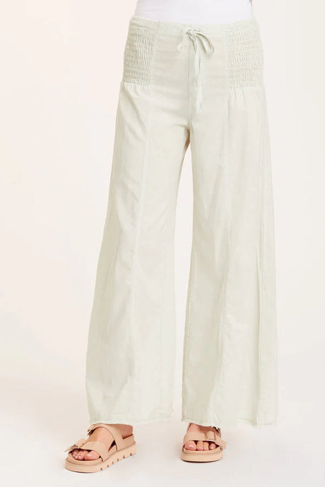 Sea Grass Wide Leg Pant-SMALL ONLY