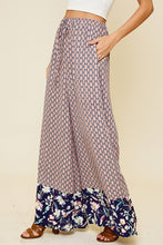 Floral Edge Wide Leg Pant-SMALL & MEDIUM ONLY