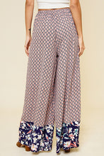 Floral Edge Wide Leg Pant-SMALL & MEDIUM ONLY