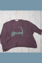 Cape Cod Map Slouch Eggplant/Green