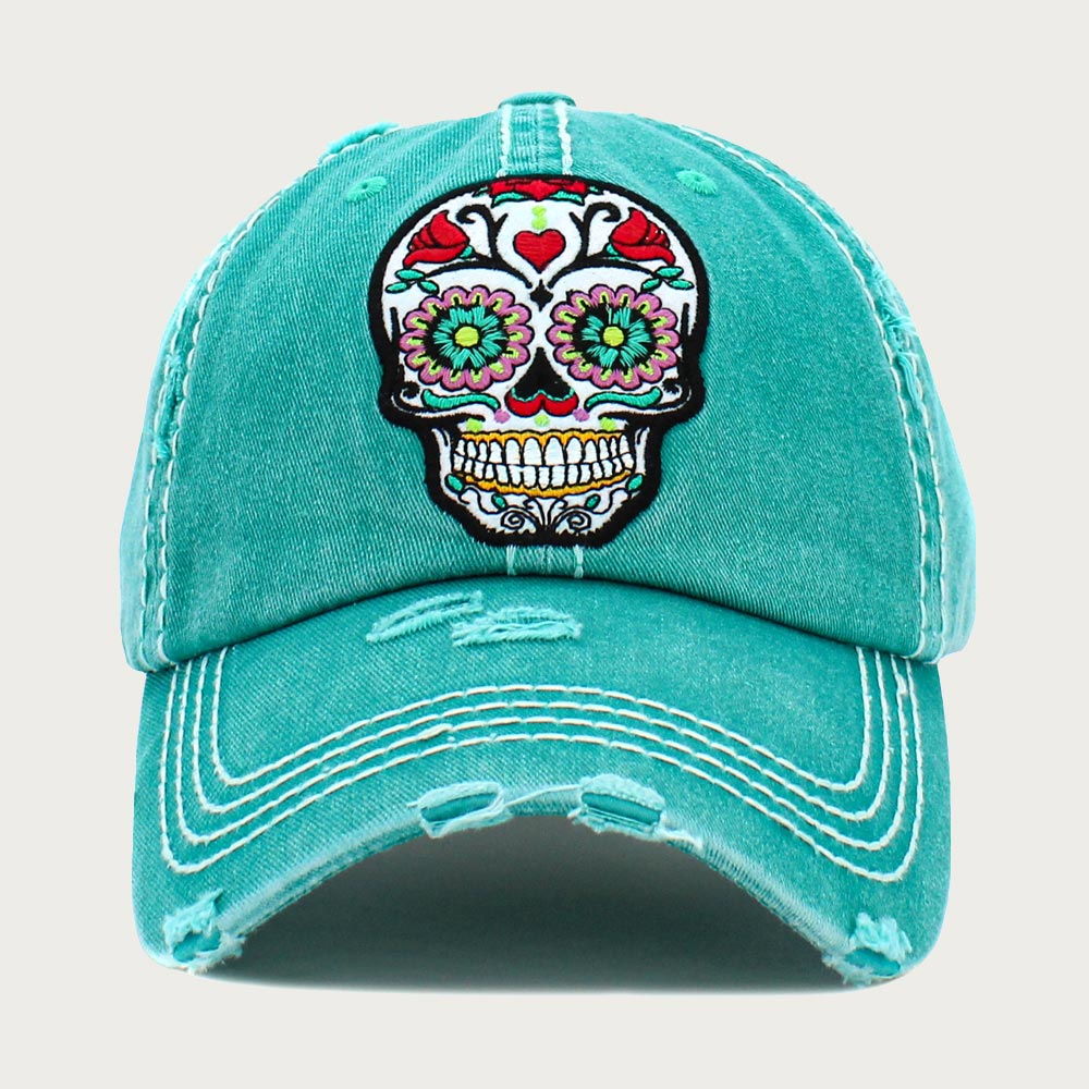 Sugar Skull Baseball Hat