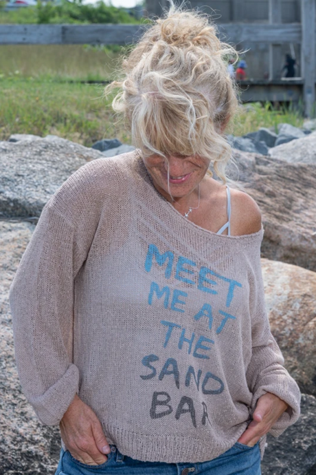 Meet Me At The Sand Bar Beach Knit - Mermaids on Cape Cod-Official Mermaid Gear