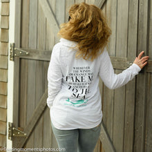 Take Me to The Sea: Hooded Shirt in White or Navy - Mermaids on Cape Cod-Official Mermaid Gear