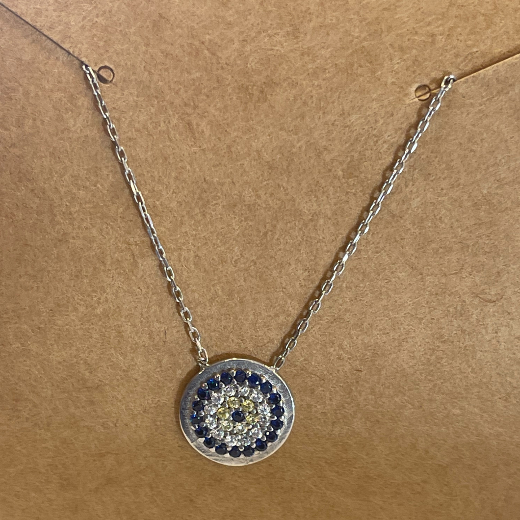Silver Mandala Necklace