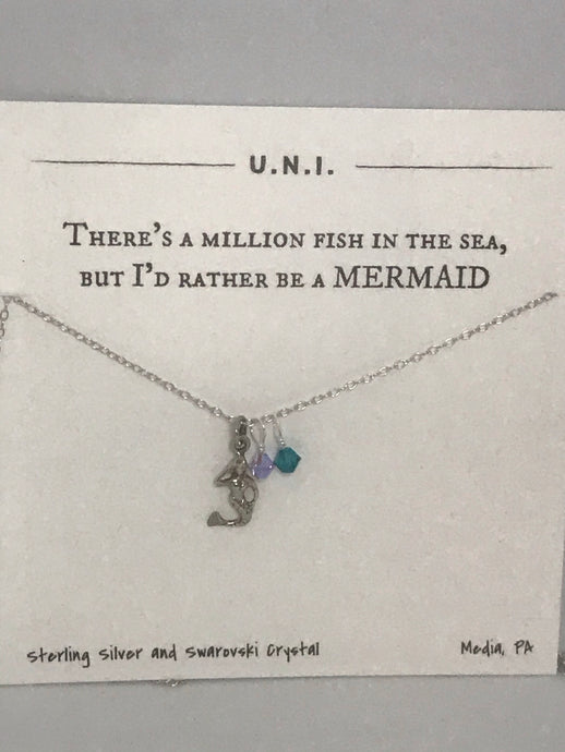Sweet Somethings Sterling Necklaces for UNI - Mermaids on Cape Cod-Official Mermaid Gear