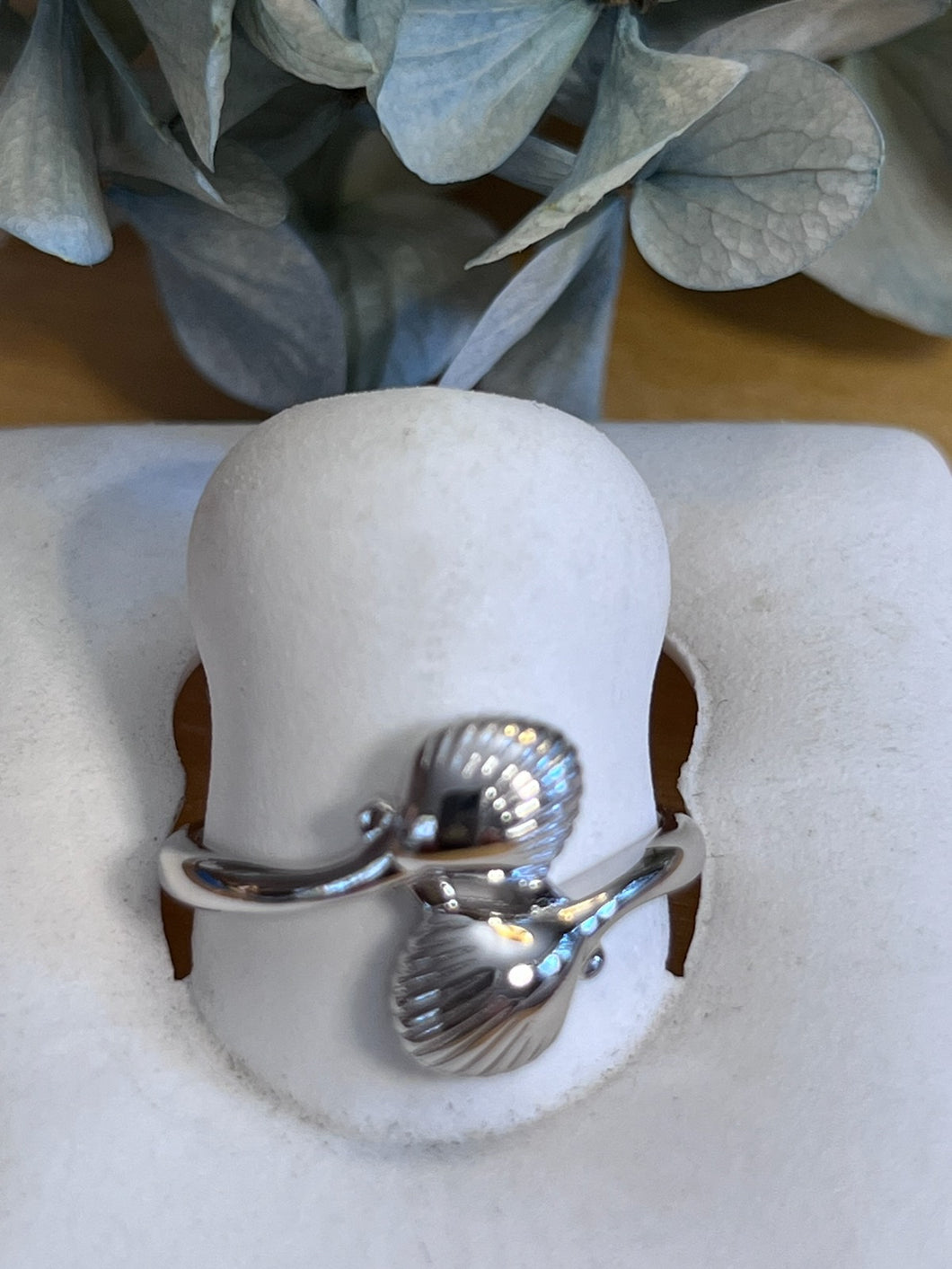 Double Shell Ring (RA) - Mermaids on Cape Cod-Official Mermaid Gear