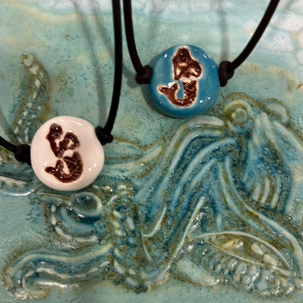 Mermaid C-Breeze Ceramic Necklace