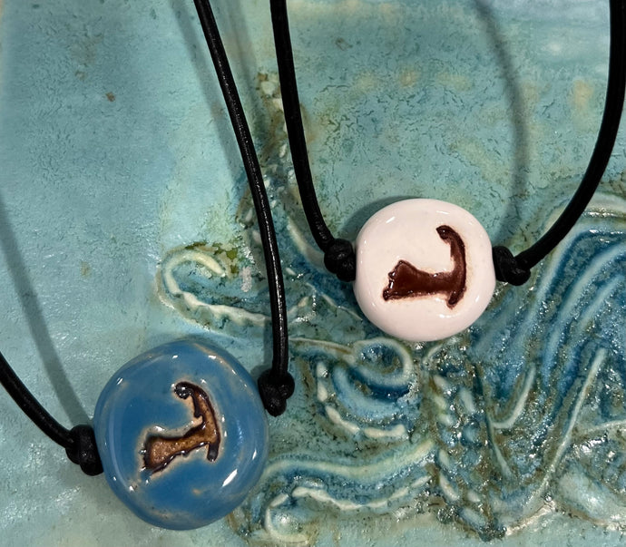 Cape Cod C-Breeze Treasures Ceramic Necklace